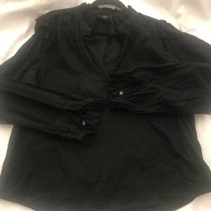 COPY - Black JCrew shirt. Size large. EUC. 100% Cotton.
